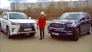 Ремонт автомобилей - Lexus LX против Infiniti QX80. Кто кого? Елена Лисовская. Лиса рулит
