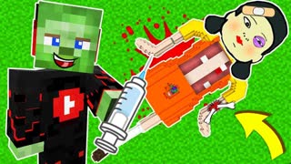 КУКЛА ИЗ ИГРЫ В КАЛЬМАРА ЗАБОЛЕЛА И ЕЙ СРОЧНО НУЖНА ОПЕРАЦИЯ В МАЙНКРАФТ SCP SQUID GAME В MINECRAFT