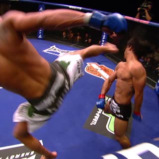 Шоутайм кик в исполнении Энтони Петтиса