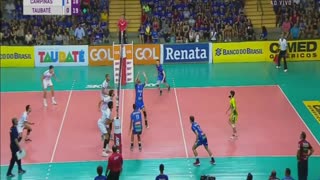 Кампинас - Таубате. Волейбол. Бразилия. Суперлига. Мужчины. Плей-офф. Четвертьфинал. Сезон 2018/2019. (Второй матч). 28.03.2019