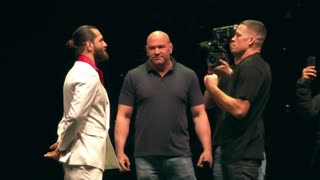 UFC 244: Первая дуэль взглядов Масвидаля и Диаза