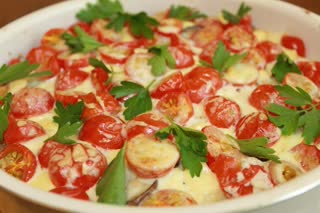 Овощная запеканка с курицей.Просто,быстро и очень вкусно!