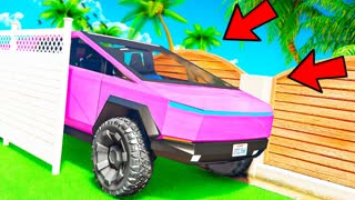 НАШЁЛ НОВЫЙ ПИКАП TESLA CYBERTRUCK ! - БИТВА АВТОУГОНЩИКОВ В GTA 5 ONLINE